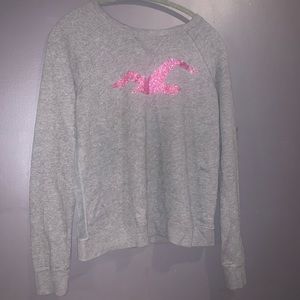 Sheer Back Hollister Sweatshirt